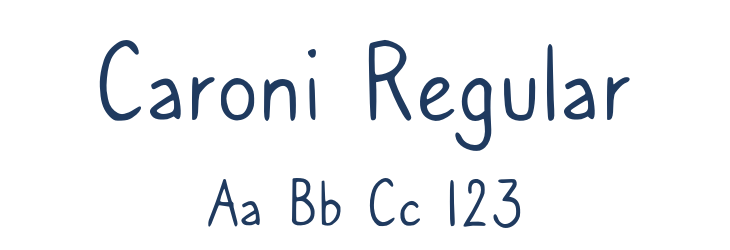 Caroni Regular Font Preview