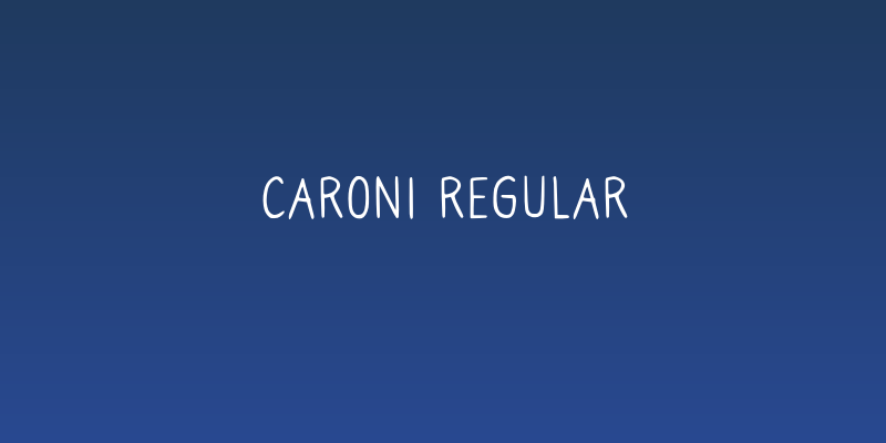 Caroni Regular Social Header