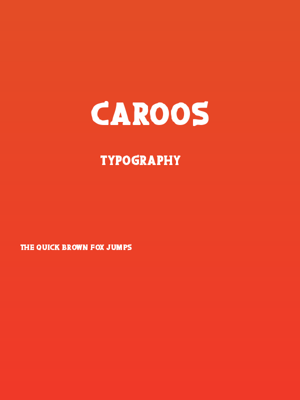 Caroos Poster