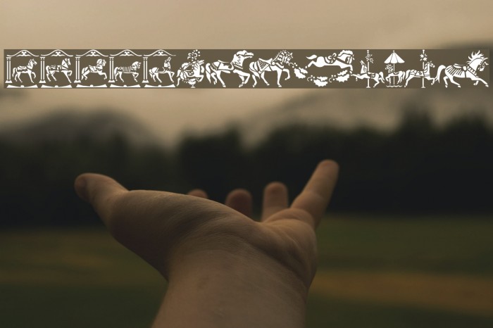 Carousel Horses Font examples