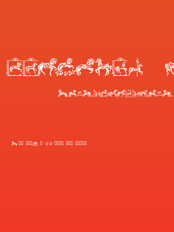 Carousel Horses Poster