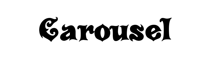Carousel  नि: शुल्क फ़ॉन्ट्स डाउनलोड