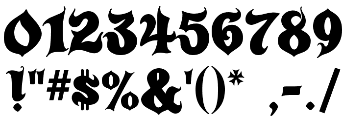 Carousel Font OTHER CHARS
