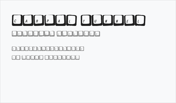 Carpal Tunnel Business Card