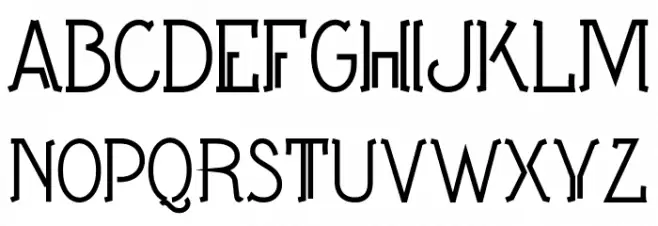 Carpathe Bold 字体 大写