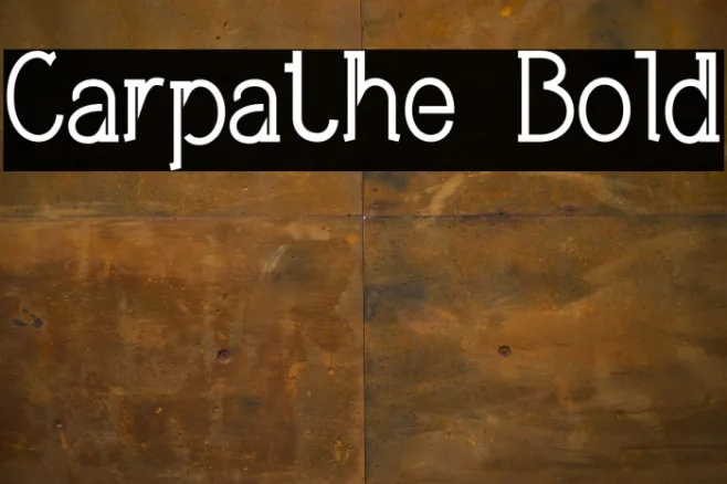 Carpathe Bold Example 2