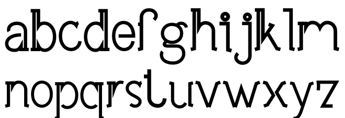Carpathe Bold Font LOWERCASE