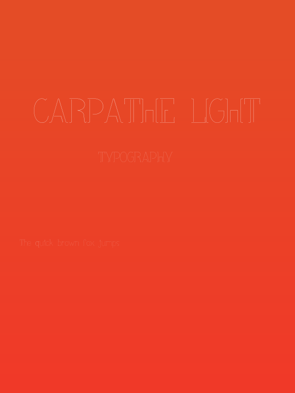 Carpathe Light Poster