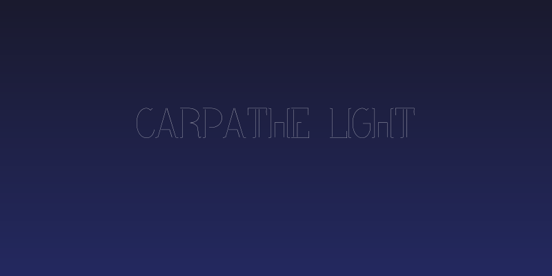 Carpathe Light Social Header