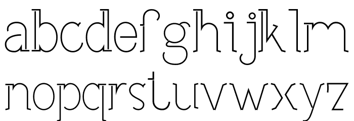 Carpathe Regular Font Litere mici