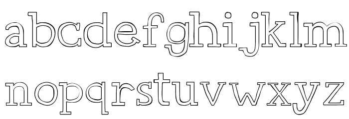 Carpe Diem Font LOWERCASE