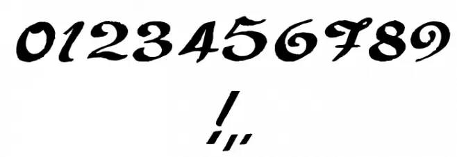 Carpete Font OTHER CHARS