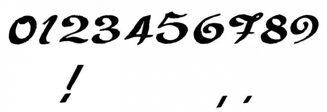 Carpete Font OTHER CHARS