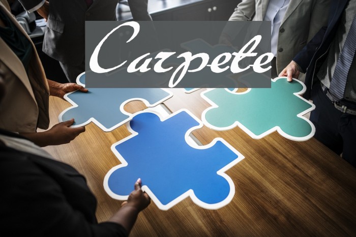 Carpete Font examples