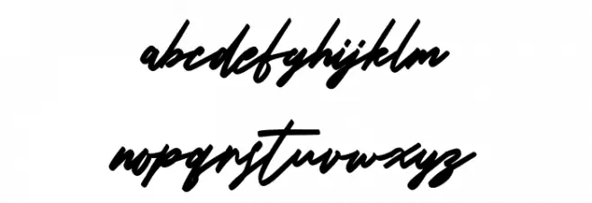 Carputins Free Regular Font LOWERCASE