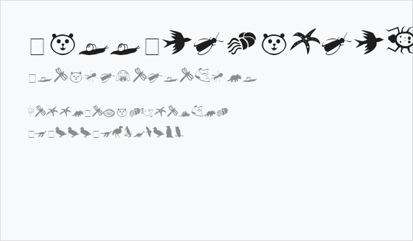 Carr Animal Dingbats Business Card