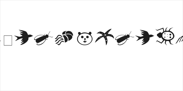 Carr Animal Dingbats Logo