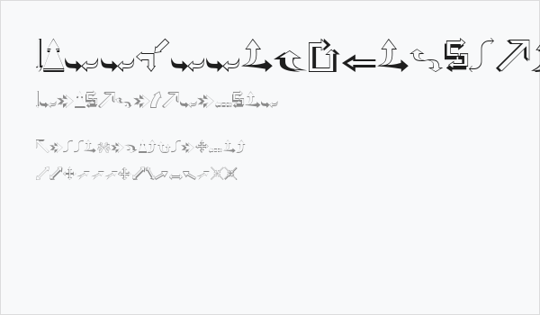 Carr Arrows [outline] Business Card