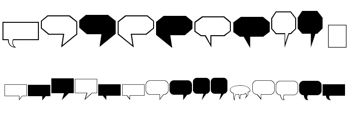 Carr Balloons Font OTHER CHARS