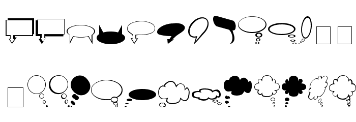 Carr Balloons Font LOWERCASE