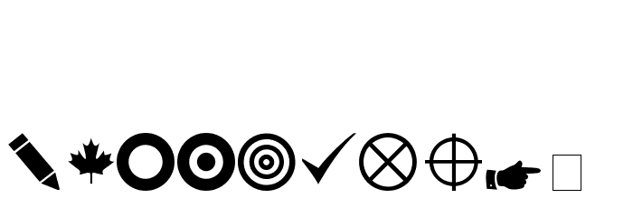 Carr Dingbats 1 Font OTHER CHARS