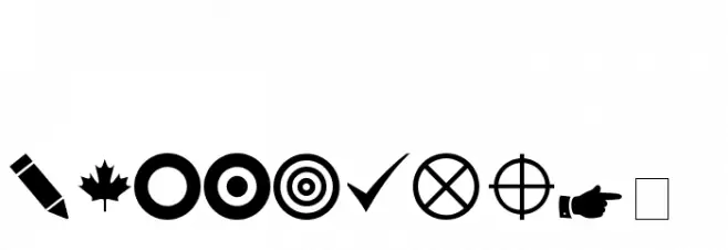 Carr Dingbats 1 Font OTHER CHARS