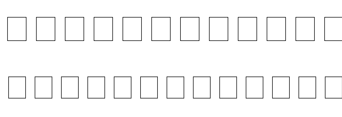 Carr Dingbats 1 Font LOWERCASE