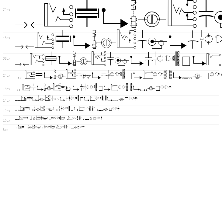 Carr Electronic Dingbats Waterfall