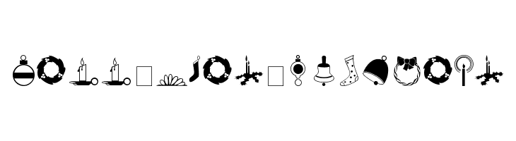 Carr Xmas Dingbats  Frei Schriftart Herunterladen