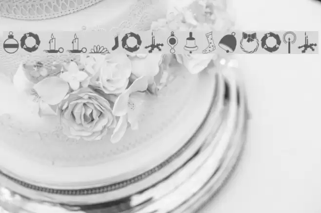 Carr Xmas Dingbats Font examples