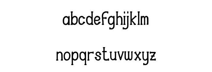 Carraosh Font LOWERCASE