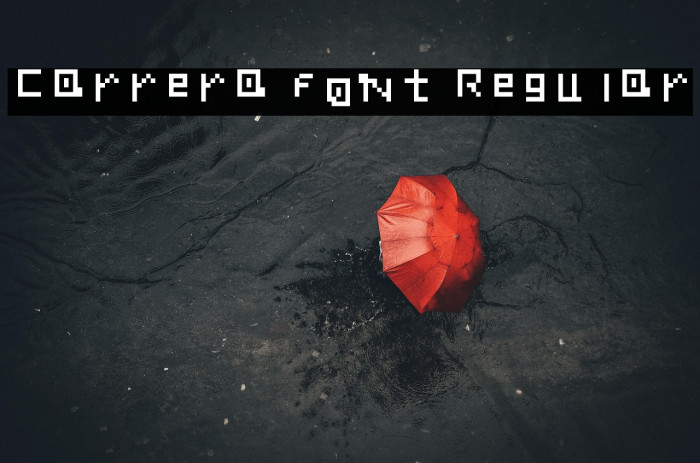 Carrera font Regular Example 3