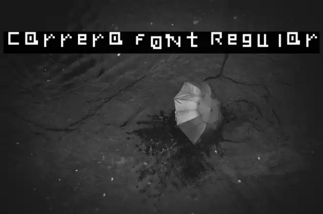 Carrera font Regular Font examples