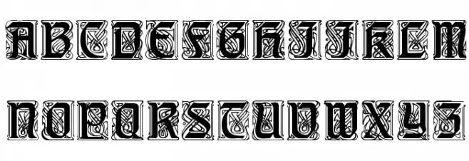 Carrick Caps Schriftart Groß