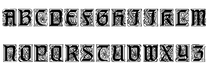 Carrick Caps Font LOWERCASE