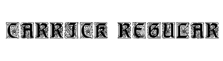 Carrick Regular  Free Fonts Download