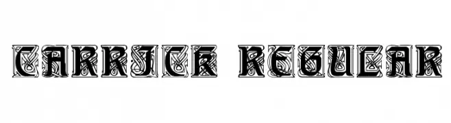 Carrick Regular  Frei Schriftart Herunterladen