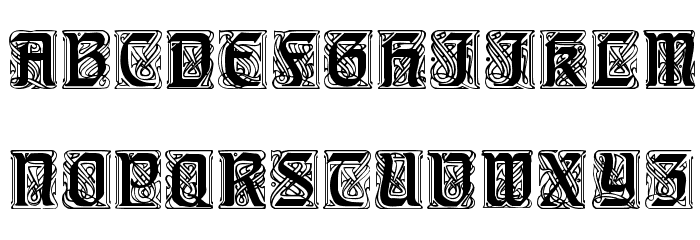 Carrick Regular Font LOWERCASE