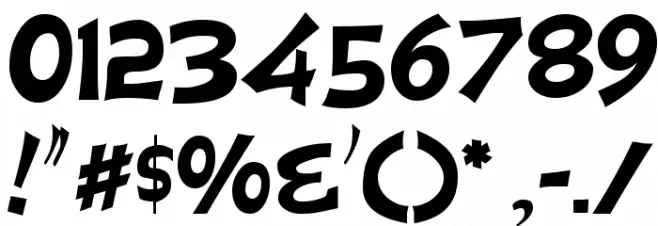 CarrickGroovy Font OTHER CHARS