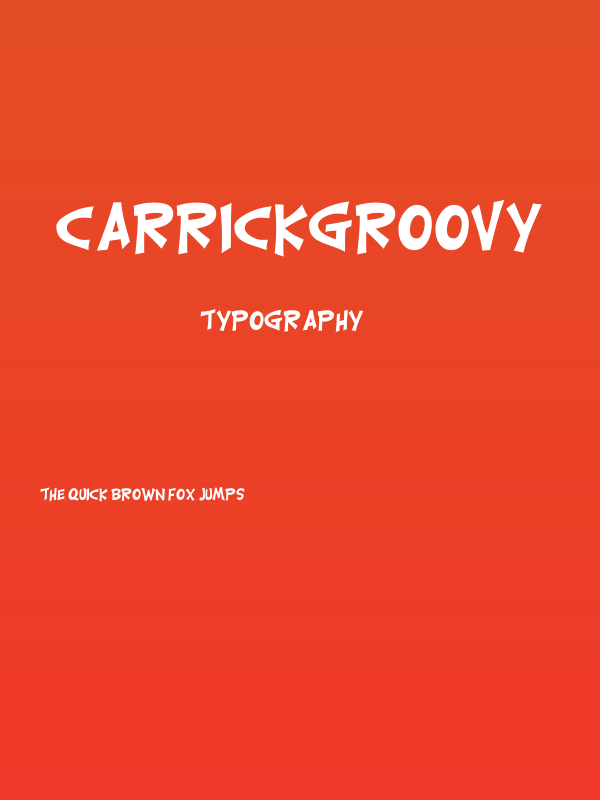 CarrickGroovy Poster