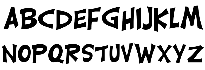 CarrickGroovy Font LOWERCASE
