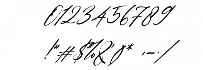 Carrie  Gallerie Italic Font OTHER CHARS