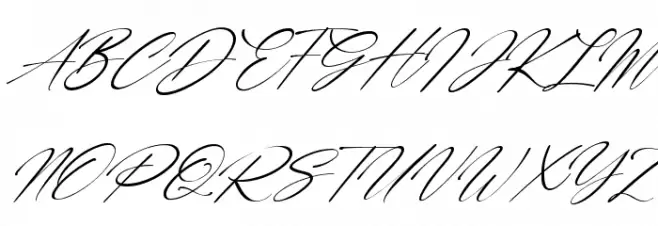 Carrie Gallerie Italic Fonte MAIÚSCULAS