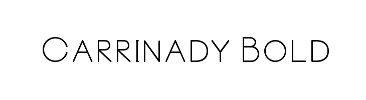Carrinady Bold  免费字体下载