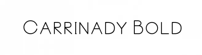 Carrinady Bold  font caratteri gratis