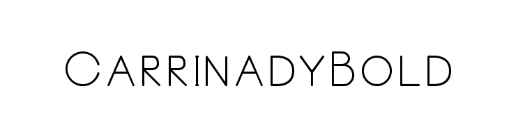 CarrinadyBold  font caratteri gratis
