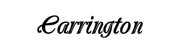 Carrington  font caratteri gratis