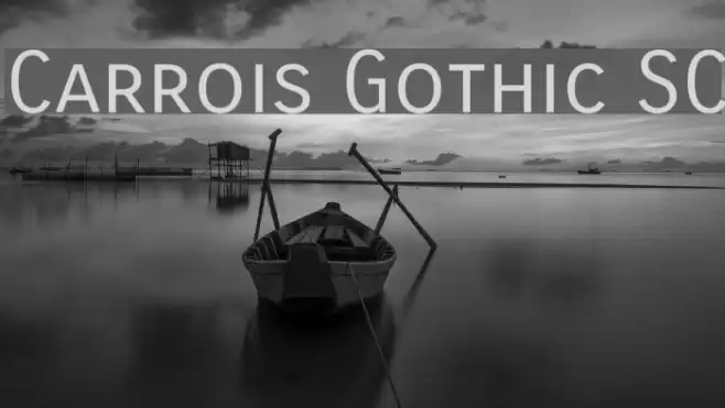 Carrois Gothic SC Fonte examples