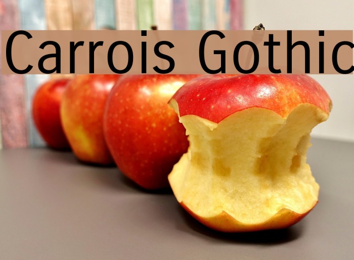 Carrois Gothic Font examples