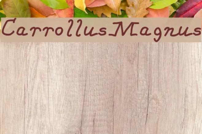 CarrollusMagnus Example 1